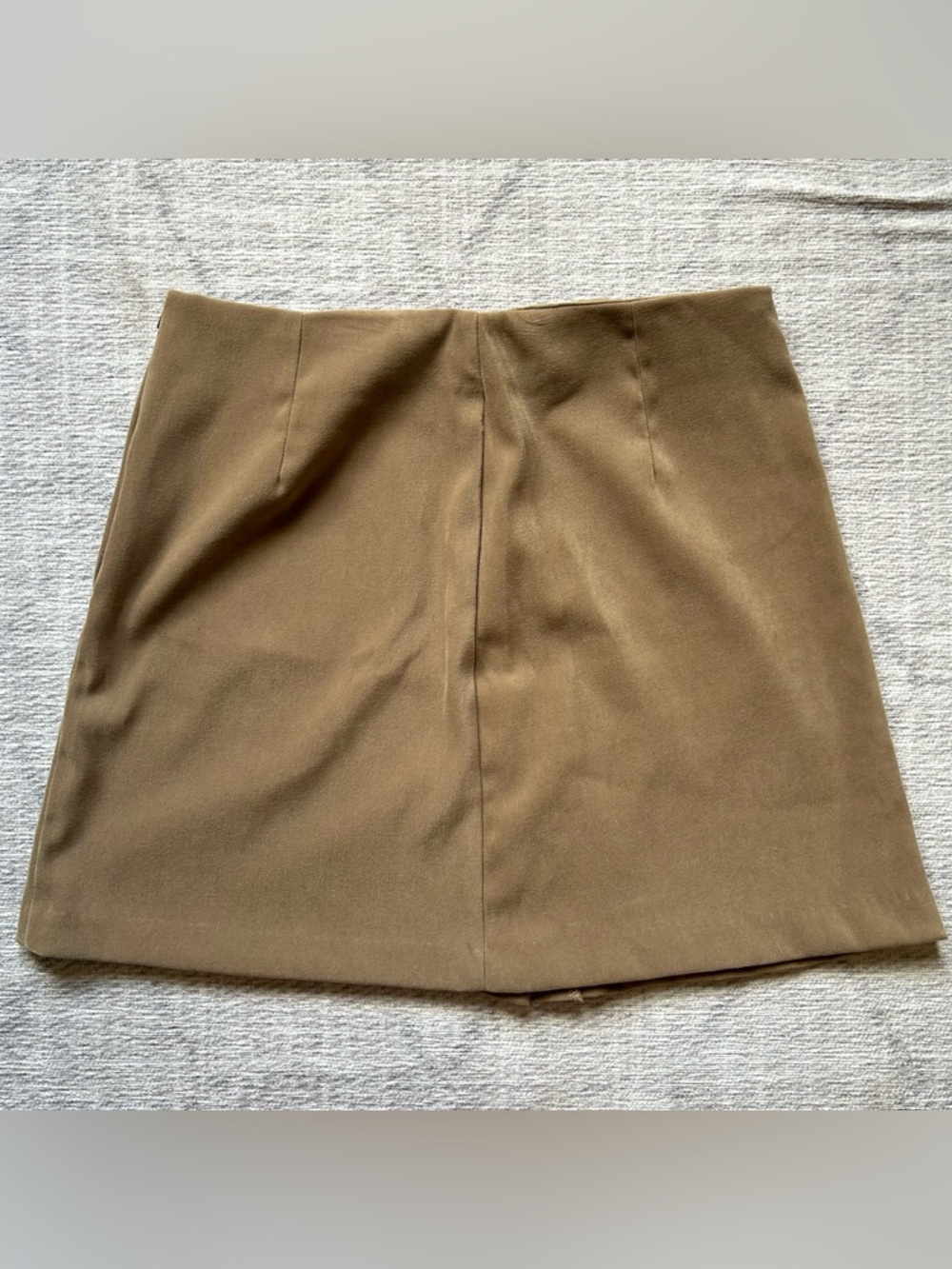 A. Byer Camel Brown Mini Skirt